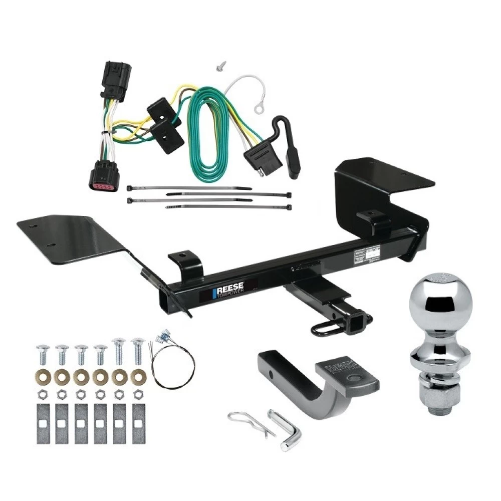 Reese Trailer Tow Hitch For 06-16 Chevrolet Impala Complete Package w/ Wiring Draw Bar and 1-7/8" Ball