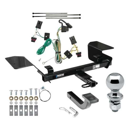 Reese Trailer Tow Hitch For 00-05 Chevrolet Impala All Models Complete Package w/ Wiring Draw Bar Kit and 2" Ball