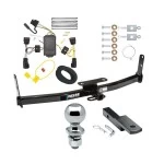 Reese Trailer Tow Hitch For 10-17 Chevrolet Equinox GMC Terrain Complete Package w/ Wiring Draw Bar Kit and 2" Ball