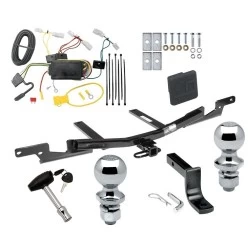 Reese Trailer Tow Hitch For 07-09 Toyota Camry Deluxe Package Wiring 2" and 1-7/8" Ball and Lock