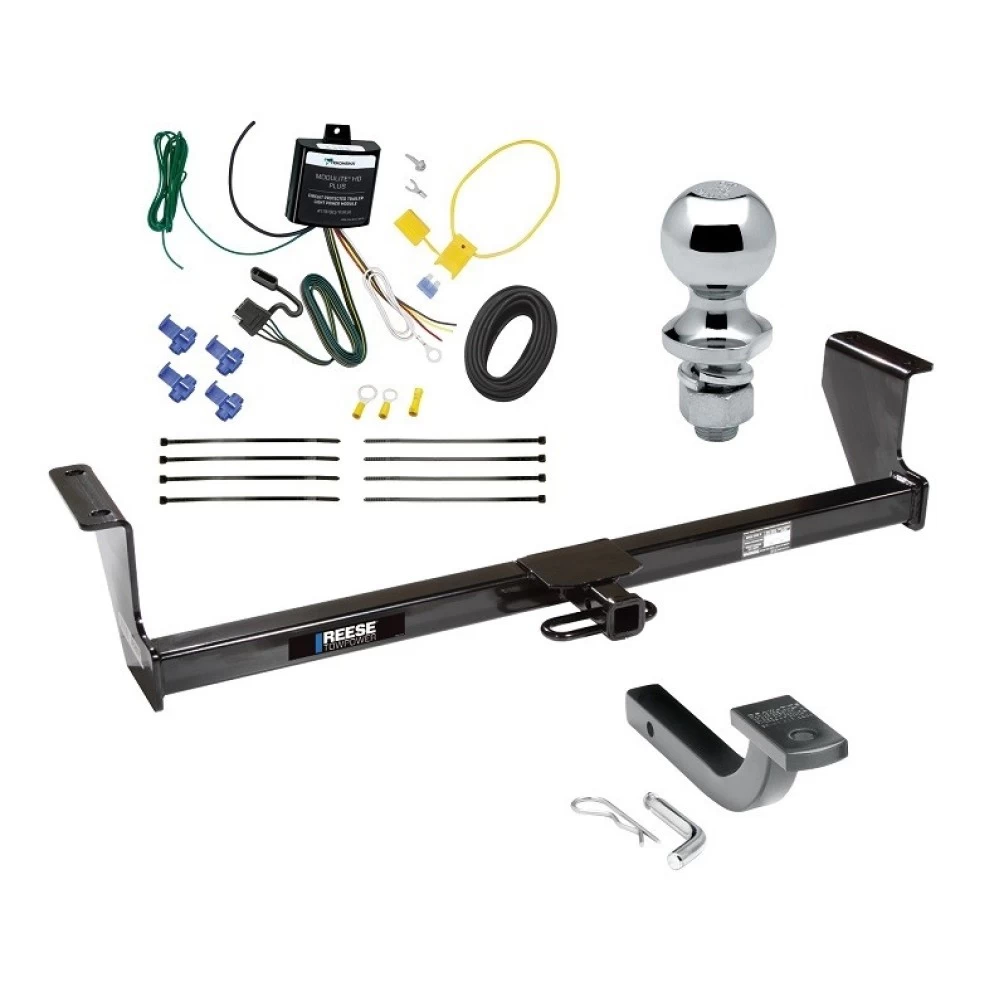 Reese Trailer Tow Hitch For 01-07 Volvo V70 03-07 XC70 Complete Package w/ Wiring Draw Bar and 1-7/8" Ball