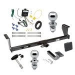Reese Trailer Tow Hitch For 01-07 Volvo V70 03-07 XC70 Deluxe Package Wiring 2" and 1-7/8" Ball and Lock
