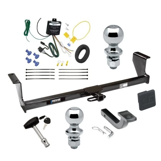 Reese Trailer Tow Hitch For 01-07 Volvo V70 03-07 XC70 Deluxe Package Wiring 2" and 1-7/8" Ball and Lock