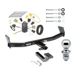 Reese Trailer Tow Hitch For 07-07 Jeep Patriot 07-10 Compass Complete Package w/ Wiring Draw Bar and 1-7/8" Ball