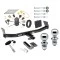 Reese Trailer Tow Hitch For 07-07 Jeep Patriot 07-10 Compass Deluxe Package Wiring 2" and 1-7/8" Ball and Lock