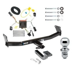 Reese Trailer Tow Hitch For 11-16 Jeep Compass 17-17 (Old Body Style) Complete Package w/ Wiring Draw Bar and 1-7/8" Ball