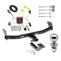 Reese Trailer Tow Hitch For 11-16 Jeep Compass 17-17 (Old Body Style) Complete Package w/ Wiring Draw Bar Kit and 2" Ball