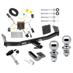 Reese Trailer Tow Hitch For 11-16 Jeep Compass 17-17 (Old Body Style) Deluxe Package Wiring 2" and 1-7/8" Ball and Lock