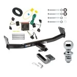 Reese Trailer Tow Hitch For 08-17 Jeep Patriot All Models Complete Package w/ Wiring Draw Bar and 1-7/8" Ball