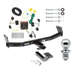 Reese Trailer Tow Hitch For 08-17 Jeep Patriot All Models Complete Package w/ Wiring Draw Bar and 1-7/8" Ball