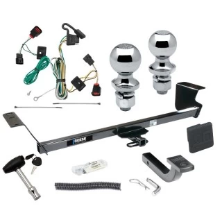 Reese Trailer Tow Hitch For 09-12 Volkswagen Routan All Models Deluxe Package Wiring 2" and 1-7/8" Ball and Lock