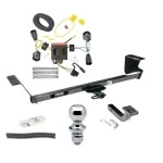 Reese Trailer Tow Hitch For 11-16 Chrysler Town and Country 21-21 Grand Caravan 11-20 Dodge Grand Caravan 12-15 RAM C/V Complete Package w/ Wiring Draw Bar and 1-7/8" Ball