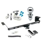 Reese Trailer Tow Hitch For 13-14 Volkswagen Routan All Models Complete Package w/ Wiring Draw Bar Kit and 2" Ball