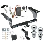 Custom Fit Trailer Hitch Draw-Bar w/ Pin/Clip Wiring Harness (Plug & Play)1-7/8" and 2" Chrome Ball Security Lock Pin Rubber Hitch Plug Cover Installation Hardware Installation Instructions 06669 36071 118467 63820 63810 580407 2211 Reese Tr Reese Trailer Tow Hitch For 10-19 Subaru Outback Wagon Except Sport Deluxe Package Wiring 2" and 1-7/8" Ball and Lock