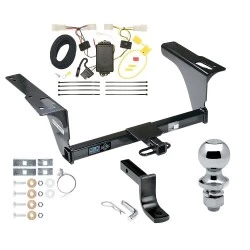 Reese Trailer Tow Hitch For 10-14 Subaru Legacy All Models Complete Package w/ Wiring Draw Bar and 1-7/8" Ball