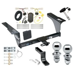 Reese Trailer Tow Hitch For 10-14 Subaru Legacy All Models Deluxe Package Wiring 2" and 1-7/8" Ball and Lock