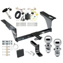 Reese Trailer Tow Hitch For 15-19 Subaru Legacy All Models Deluxe Package Wiring 2" and 1-7/8" Ball and Lock