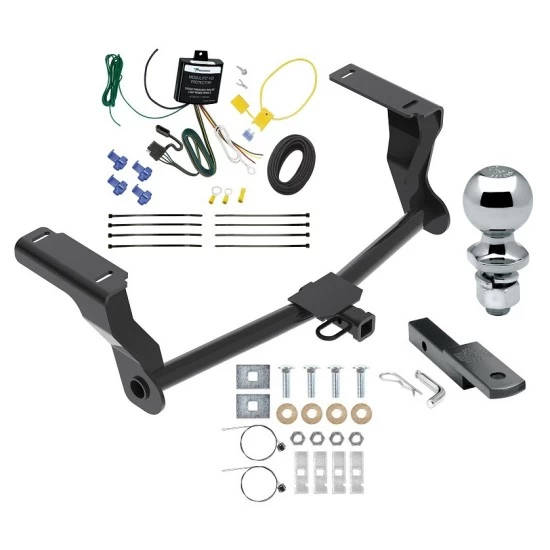 Custom Fit Trailer Hitch Draw-Bar w/ Pin/Clip Wiring Harness (Requires Splicing) 2" Chrome Ball Installation Hardware Installation Instructions 06813 36051 119148 63820 Reese Trailer Tow Hitch 16-23 Subaru Crosstrek Hybrid Complete Package Wiring Dra Reese Trailer Tow Hitch For 16-23 Subaru Crosstrek Hybrid Complete Package w/ Wiring Draw Bar and 2" Ball