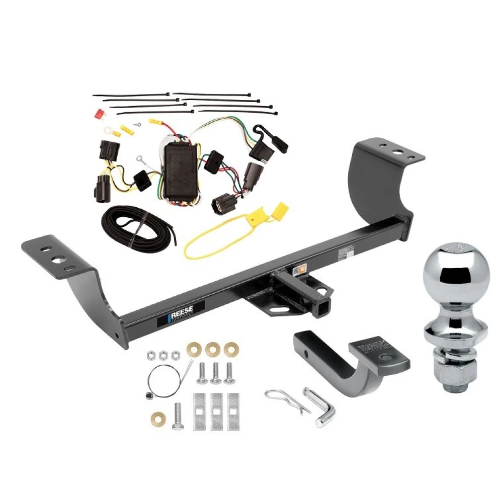 Reese Trailer Tow Hitch For 05-10 Chrysler 300 05-08 Dodge Magnum Class 2 Complete Package w/ Wiring Draw Bar and 1-7/8" Ball
