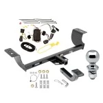 Reese Trailer Tow Hitch For 05-10 Chrysler 300 05-08 Dodge Magnum Class 2 Complete Package w/ Wiring Draw Bar Kit and 2" Ball