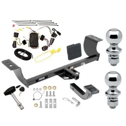 Reese Trailer Tow Hitch For 05-10 Chrysler 300 05-08 Dodge Magnum Deluxe Package Wiring 2" and 1-7/8" Ball and Lock