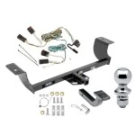 Reese Trailer Tow Hitch For 05-07 Chrysler 300 08-14 Dodge Challenger 06-10 Charger Complete Package w/ Wiring Draw Bar and 1-7/8" Ball