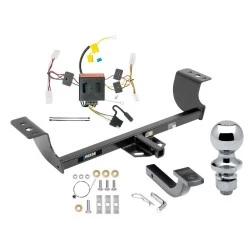Reese Trailer Tow Hitch For 11-14 Dodge Charger All Models Class 2 Complete Package w/ Wiring Draw Bar and 1-7/8" Ball