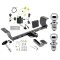 Reese Trailer Tow Hitch For 15-23 Dodge Charger All Models Deluxe Package Wiring 2" and 1-7/8" Ball and Lock