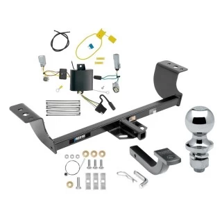 Reese Trailer Tow Hitch For 15-23 Dodge Challenger Exc w/Quad Tip Exhaust Complete Package w/ Wiring Draw Bar and 1-7/8" Ball