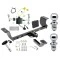 Reese Trailer Tow Hitch For 15-23 Dodge Challenger Exc w/Quad Tip Exhaust Deluxe Package Wiring 2" and 1-7/8" Ball and Lock