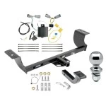Reese Trailer Tow Hitch For 15-23 Chrysler 300 All Models Complete Package w/ Wiring Draw Bar and 2" Ball