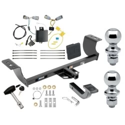 Reese Trailer Tow Hitch For 15-23 Chrysler 300 All Models Deluxe Package Wiring 2" and 1-7/8" Ball and Lock