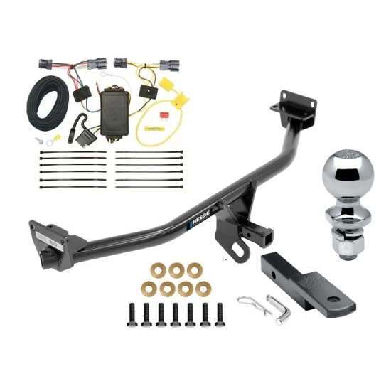 Reese Trailer Tow Hitch For 16-18 Hyundai Tucson All Models Class 2 Complete Package w/ Wiring Draw Bar Kit and 2" Ball