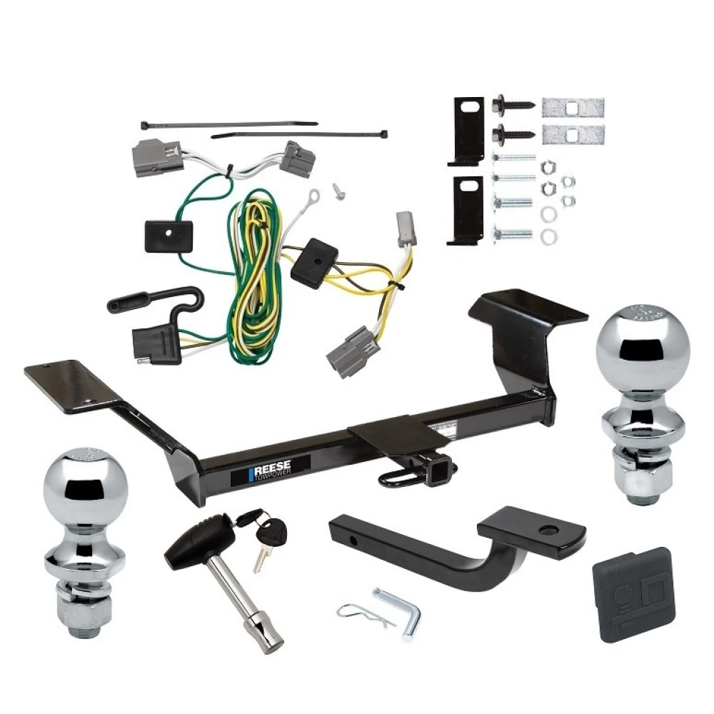 Reese Trailer Tow Hitch For 06-09 Buick Lucerne Deluxe Package Wiring 2" and 1-7/8" Ball and Lock