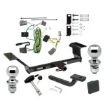 Reese Trailer Tow Hitch For 06-09 Buick Lucerne Deluxe Package Wiring 2" and 1-7/8" Ball and Lock