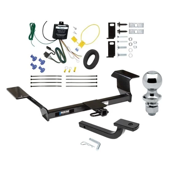 Reese Trailer Tow Hitch For 00-05 Buick LeSabre Pontiac Bonneville (Incl SLE) Complete Package w/ Wiring Draw Bar and 1-7/8" Ball