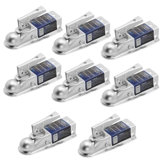 Fulton 2K Fas-Lok Trailer Coupler for 2" Channel, 1-7/8" Ball, 2000 lbs GTW, 8-Pack
