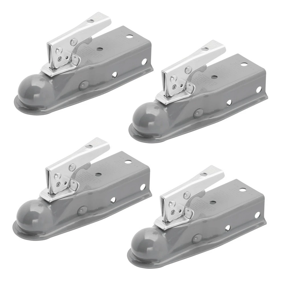 Fulton 2K Fas-Lok Straight Trailer Coupler 1-7/8" Ball for 2" Channel, 4-Pack