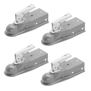 Fulton 2K Fas-Lok Straight Trailer Coupler 1-7/8" Ball for 2" Channel, 4-Pack