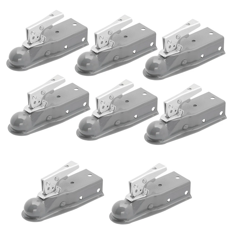 Fulton 8-Pack 2K Fas-Lok Straight Trailer Couplers for 2" Channel 1-7/8" Ball