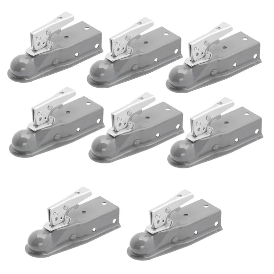 Fulton 8-Pack 2K Fas-Lok Straight Trailer Couplers for 2" Channel 1-7/8" Ball