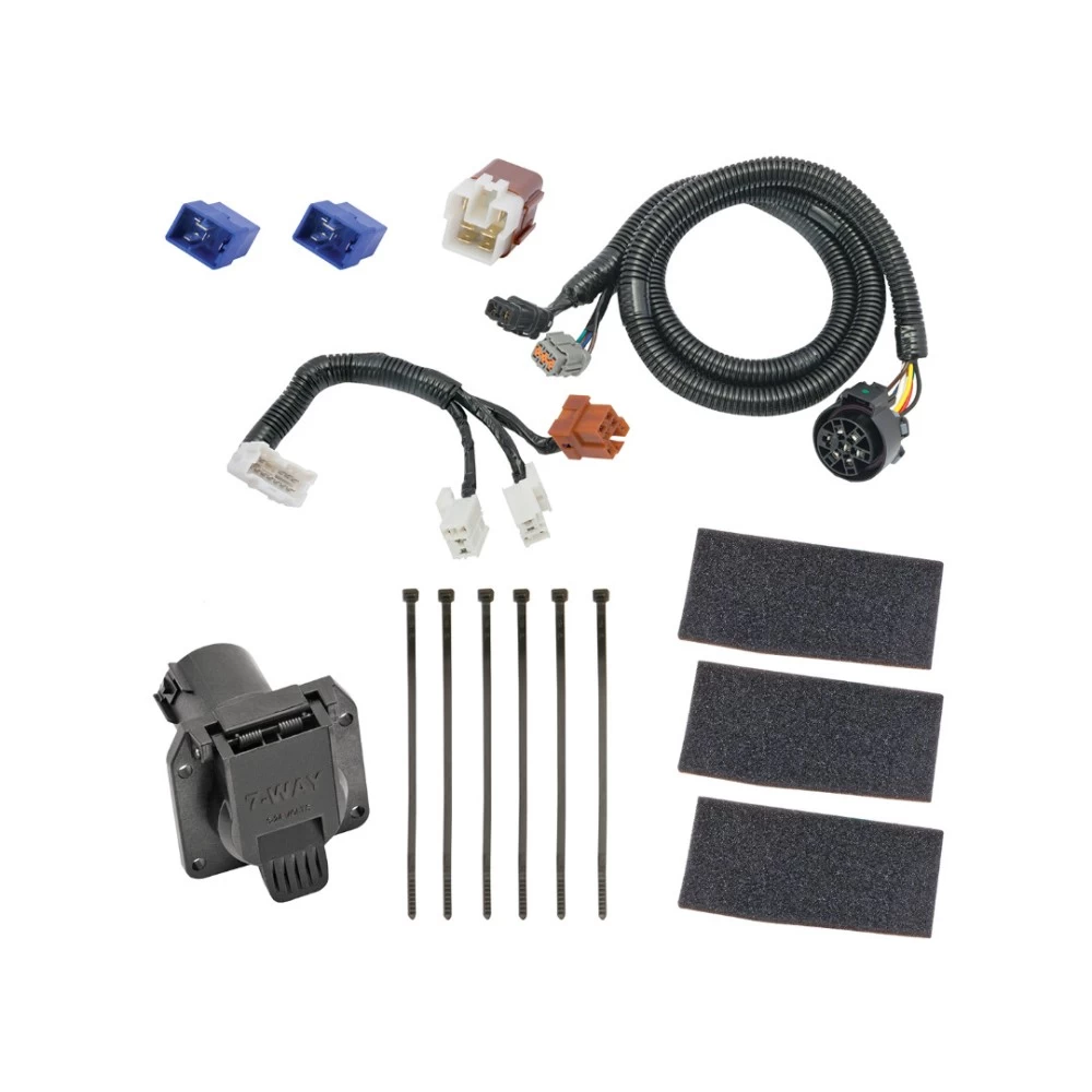 Trailer Hitch Tow Package Prodigy P3 Brake Control For 05-24 Nissan Frontier 09-12 Suzuki Equator w/ 7-Way RV Wiring 2" Drop Mount 2" Ball Class 3 2" Receiver Reese Tekonsha