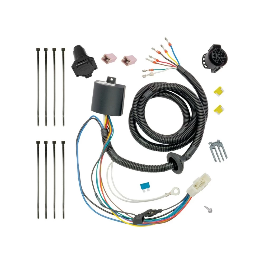 For 2016-2022 Honda Pilot Trailer Hitch kit by: Reese For 2016-2022 Honda Pilot Trailer Hitch Tow PKG w/ 8K Round Bar Weight Distribution Hitch w/ 2-5/16" Ball + Pin/Clip + Pro Series POD Brake Control + Plug & Play BC Adapter + 7-Way RV Wiring By Reese Towpower