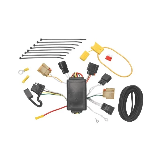 Trailer Tow Hitch For 07-07 Jeep Patriot 07-10 Compass Complete Package w/ Wiring Draw Bar Kit and 2" Ball