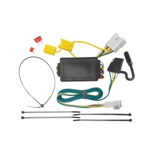 For 2014-2019 Toyota Highlander Trailer Hitch Tow PKG w/ 4-Flat Wiring + Adjustable Drop Rise Triple Ball Ball Mount 1-7/8" & 2" & 2-5/16" Trailer Balls + Wiring Bracket + Hitch Cover + Dual Hitch & Coupler Locks + Wiring Tester