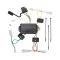 Reese Trailer Tow Hitch For 03-08 Pontiac Vibe Deluxe Package Wiring 2" and 1-7/8" Ball and Lock