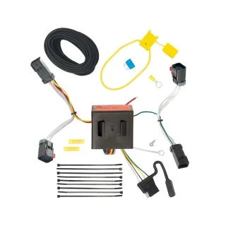 Trailer Tow Hitch For 11-16 Jeep Compass 17-17 (Old Body Style) Ultimate Package w/ Wiring Draw Bar Kit Interchange 2" 1-7/8" Ball Lock and Cover