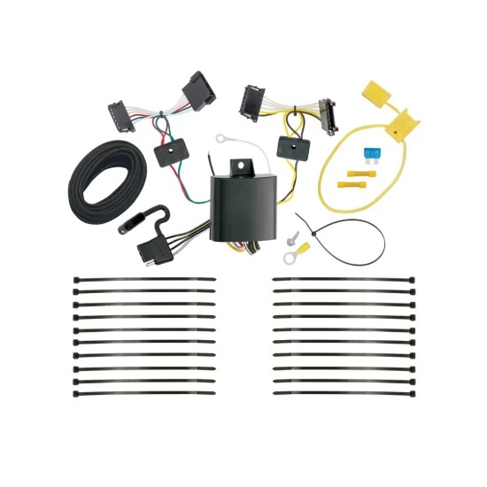Tow Package For 07-13 Mercedes-Benz Freightliner 07-09 Dodge Sprinter 2500 3500 w/o Factory Step Bumper Trailer Hitch w/ Wiring 2" Drop Mount 2" Ball 2" Receiver Reese