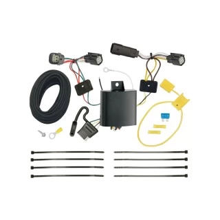 Trailer Tow Hitch For 15-18 Ford Edge Sport & Titanium Complete Package w/ Wiring and 1-7/8" Ball