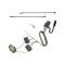For 2018-2023 Buick Enclave Trailer Hitch Tow PKG w/ 4-Flat Wiring + Ball Mount w/ 4" Drop + 2" Ball By Draw-Tite